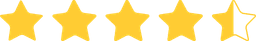 4.5 stars rating
